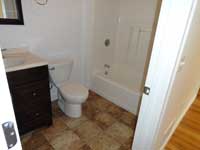 Boston rental apartment bathroom