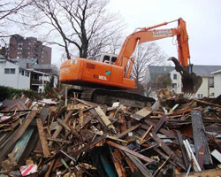 Demolition by MA demolition contractor